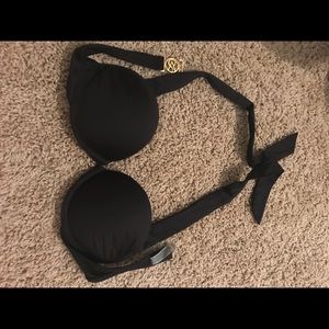 Black Victoria’s Secret bathing suit top. Size 32B